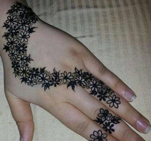 30多款女性身上漂亮的雏菊花纹身图案