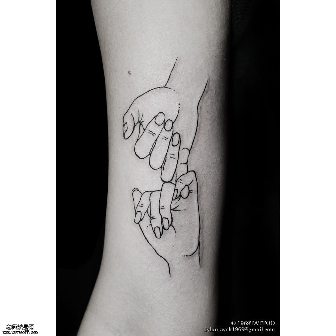 小臂手纹身图案