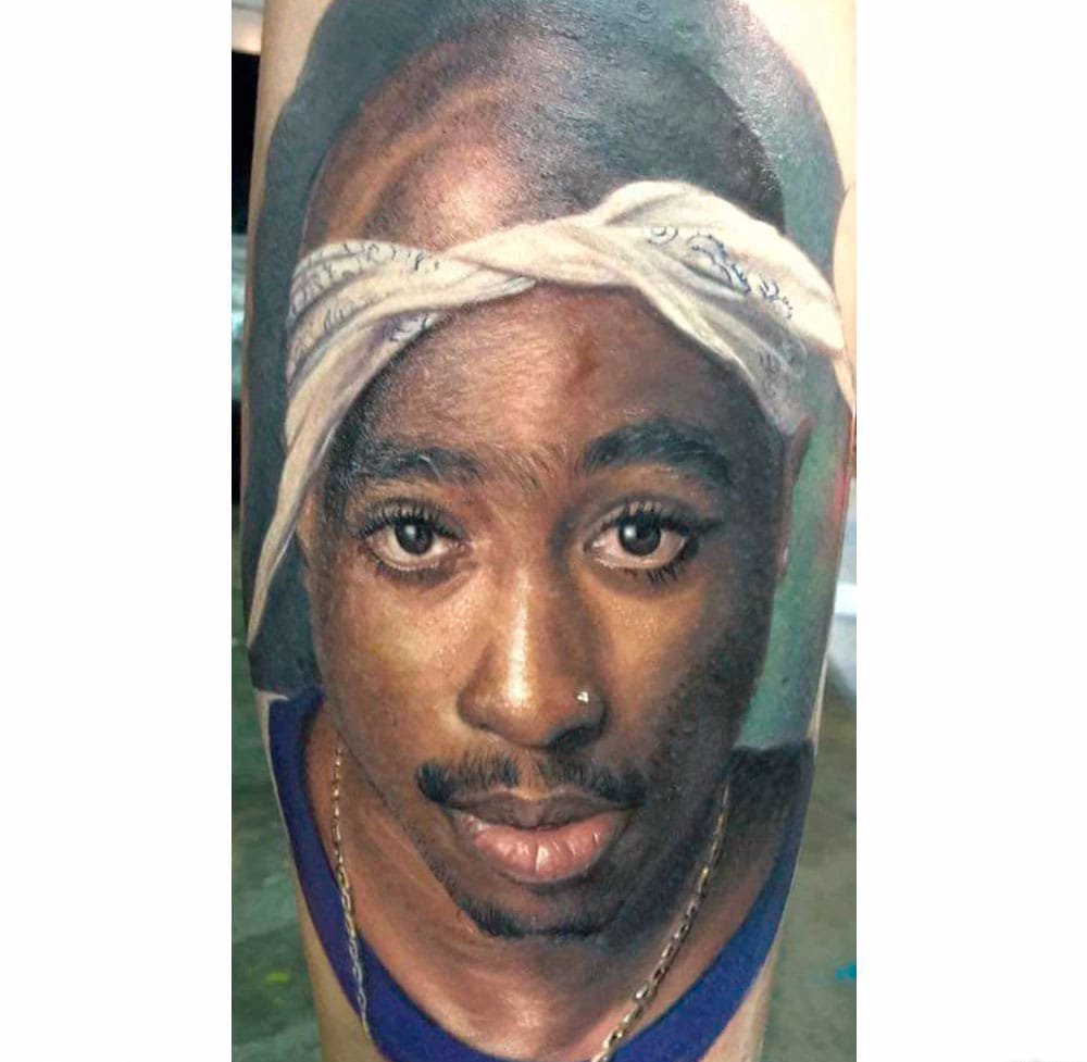 12款超现实主义彩色纹身水彩人物肖像纹身图案