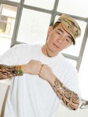 古惑仔山鸡陈小春霸气手臂图腾纹身图片