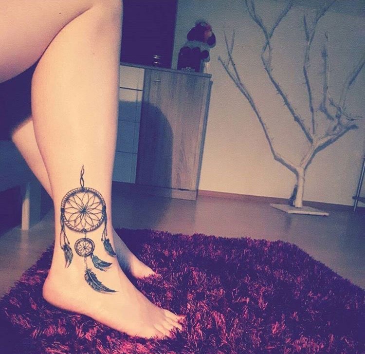 31款几何纹身点刺技巧印第安风格纹身捕梦网纹身图