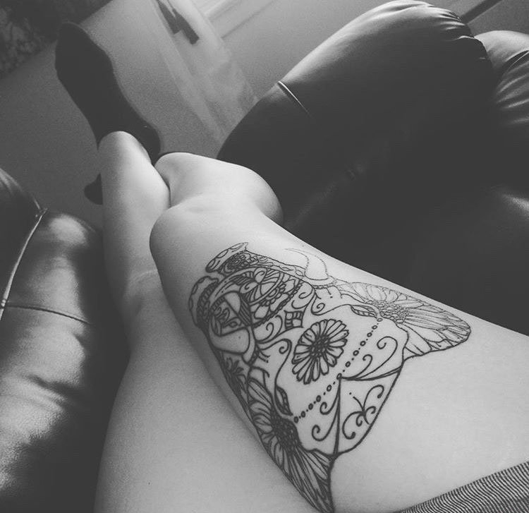 31款女神纹身小清新风格可爱的大象纹身动物图案