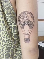 31款女神纹身小清新风格可爱的大象纹身动物图案