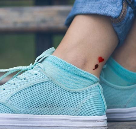 创意情侣纹身闺蜜纹身包含分号的精致的各式样纹身图案