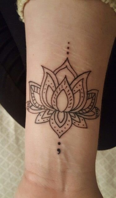 创意情侣纹身闺蜜纹身包含分号的精致的各式样纹身图案