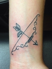 一组漂亮精美的箭主题图案纹身欣赏