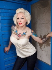 外国美女诱惑性感纹身