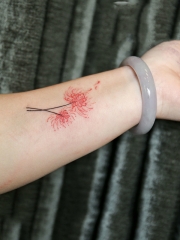 手腕彼岸花个性纹身图案