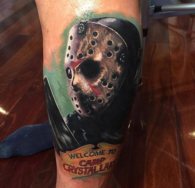 彩色的超现实主义人物肖像纹身动物肖像纹身图案