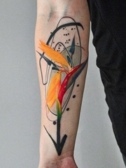 15个令人兴奋的抽象的纹身图案