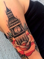 超个性的建筑物系列纹身图案