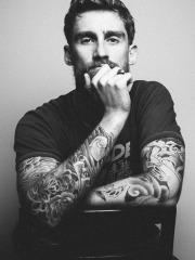 欧美帅哥的花臂纹身图案