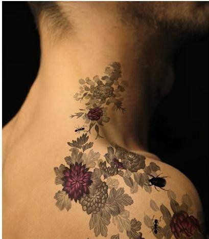 女生喜爱的个性且文艺纹身图案