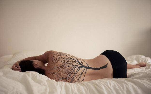 女生喜爱的个性且文艺纹身图案