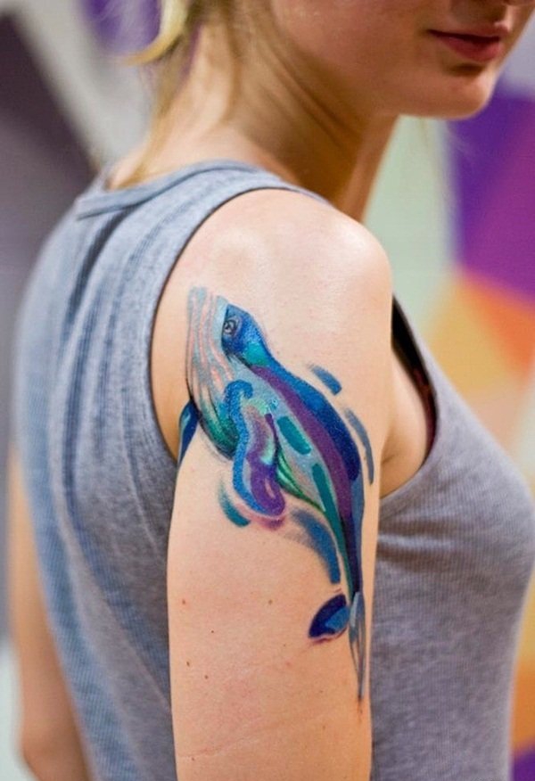 男生女生都喜爱的个性彩彩绘纹身图案