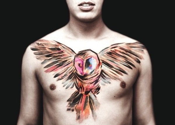 男生女生都喜爱的个性彩彩绘纹身图案