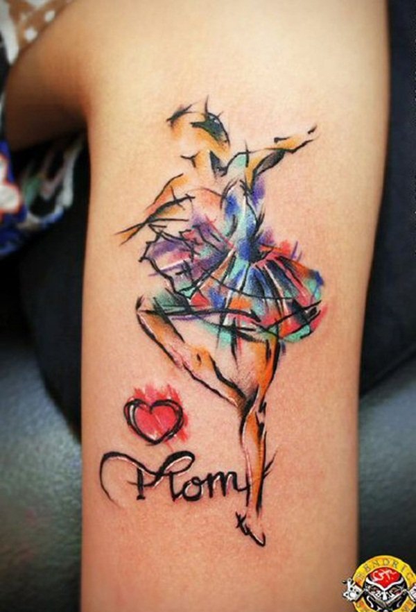 男生女生都喜爱的个性彩彩绘纹身图案