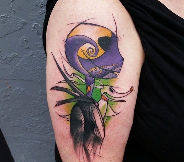 男生女生都喜爱的个性彩彩绘纹身图案