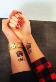 情侣小清新系列纹身图案