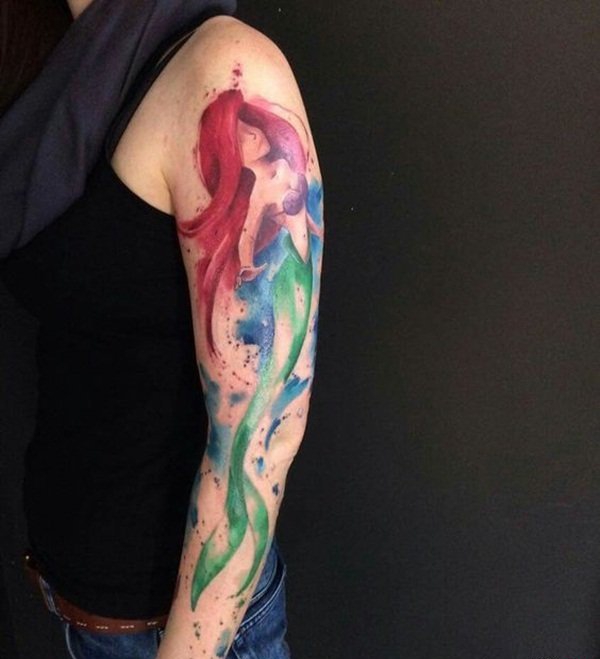 精致彩绘纹身图案