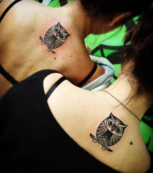 男女都喜爱的可爱小动物纹身图案