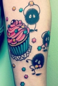 满是童年记忆的宫崎骏动漫人物纹身图案