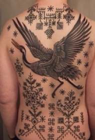 黑白纹身点刺技巧几何元素纹身简单线条纹身图案