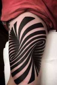 一组让人信以为真的写实3d破皮机械纹身图案