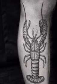 简单个性的黑白灰风格多元化点刺纹身图案