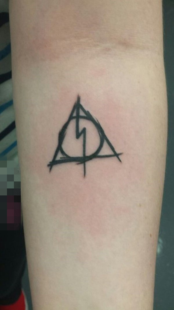 15款多元化简单个性线条纹身几何小清新纹身图案