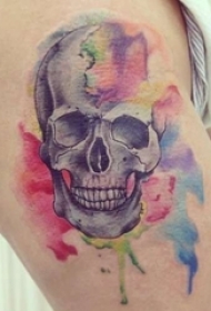 15款文艺女生喜爱的彩绘纹身简单个性线条纹身图案大全