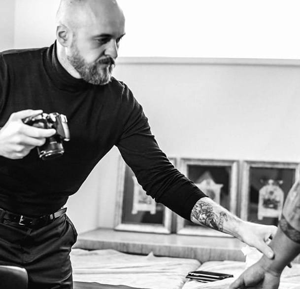 一组黑白灰风格关于植物和动物的个性纹身图案