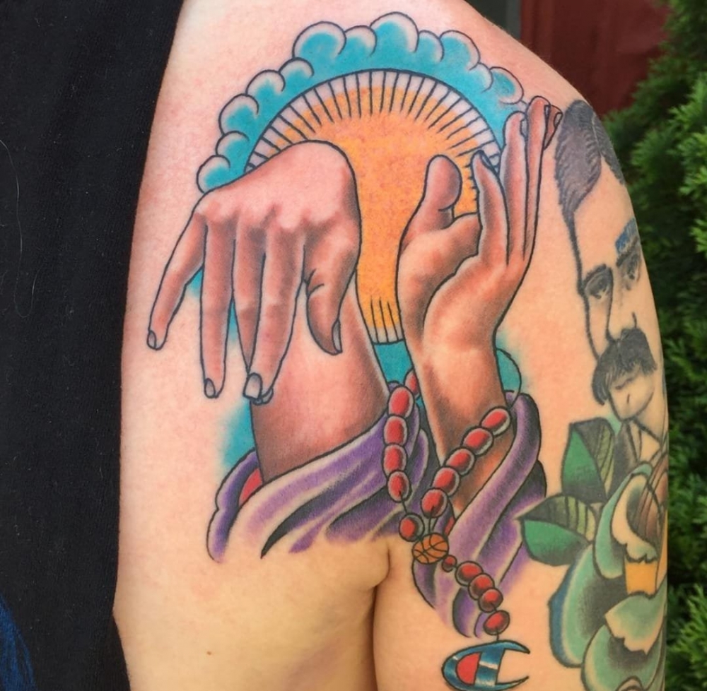 一组男生热爱的几何元素纹身简单线条关于篮球的纹身图案