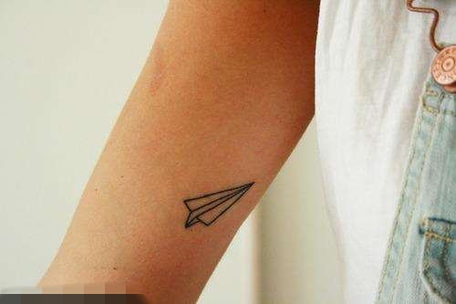 12款纹身黑白灰风格几何元素纹身简单纹身小图案