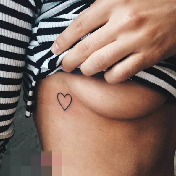 10款黑白简单个性线条植物和动物纹身图案大全