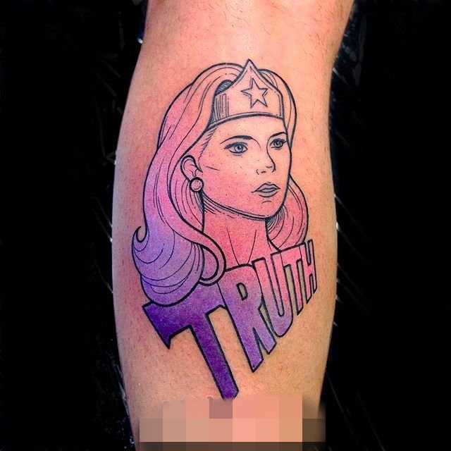 一组彩绘纹身技巧彩色渐变人物肖像纹身图案大全