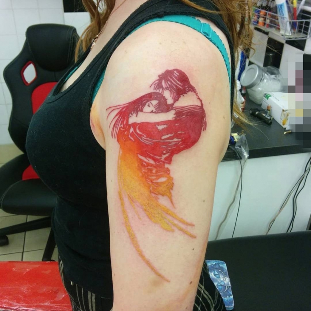 11款抽象线条艺术彩绘技巧个性纹身图案