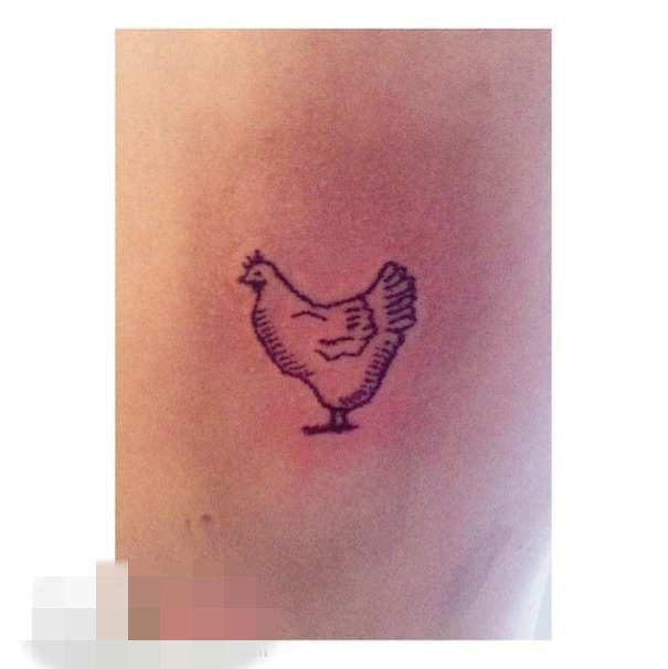 一组黑白灰风格简单个性线条几何小清新纹身图案