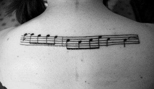 一组黑白灰风格简单个性线条几何小清新纹身图案