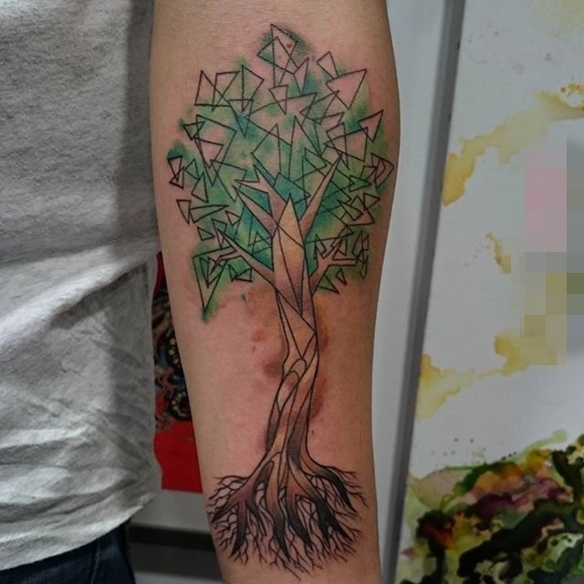 一组酷酷的彩绘技巧简单个性线条速写纹身图案大全