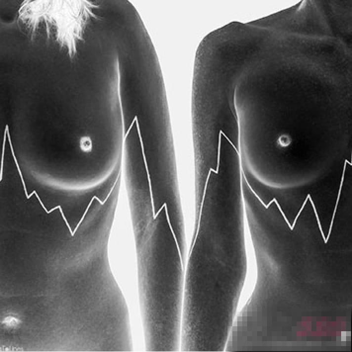 漂亮的白色几何元素简单个性线条隐形纹身图案