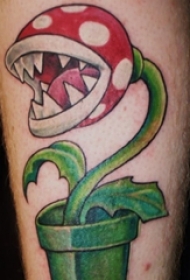 彩绘创意设计植物系列纹身图案