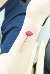 漂亮的女生小清新简洁纹身图案