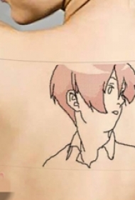 黑科技超薄电路简约线条芯片电子纹身图案