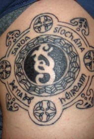 手臂北欧图腾纹身图案