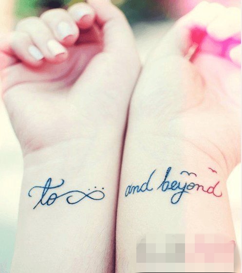 闺蜜文艺小清新精致创意小图案纹身图案