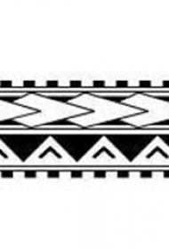 黑色线条素描几何元素创意纹身手稿