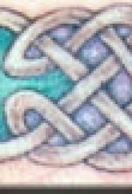 凯尔特结花纹臂环纹身图案