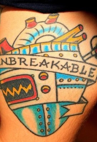 牢不可破的心脏经典纹身图案