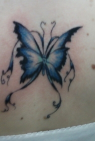 好看的蝴蝶纹身图案